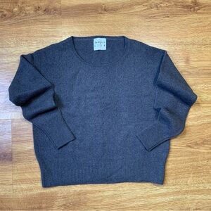 Jumper Cashmere Oversize Crew Sweater